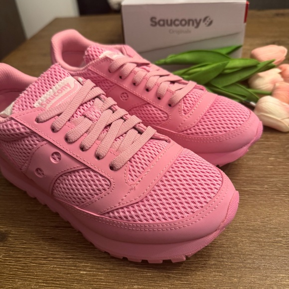 NWT Saucony Originals Jazz '81 Pink Mono Sneakers UNISEX - Picture 7 of 11